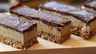 Brooke Meredith's raw caramel slice