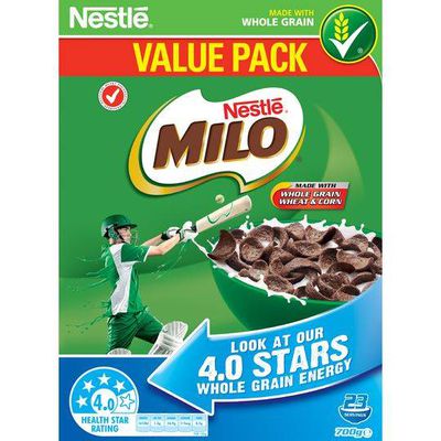 Milo Cereal - 26.9g sugars per 100g